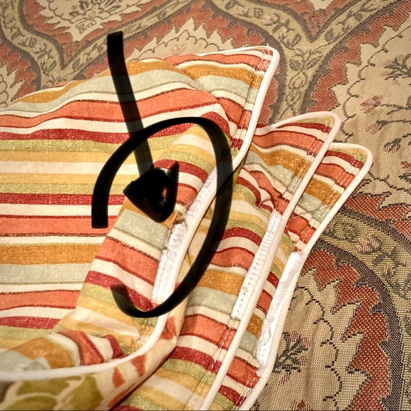 Pottery Barn quilted euro shams, Autumn floral - Picture 11 of 13